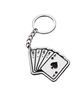 Royal Flush Schlüsselanhänger (Pik)